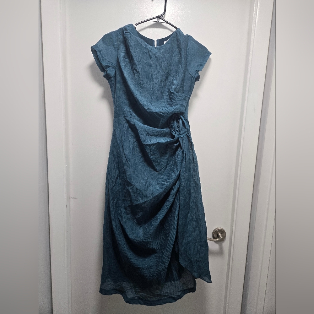 Wedding Guest Blue Dress